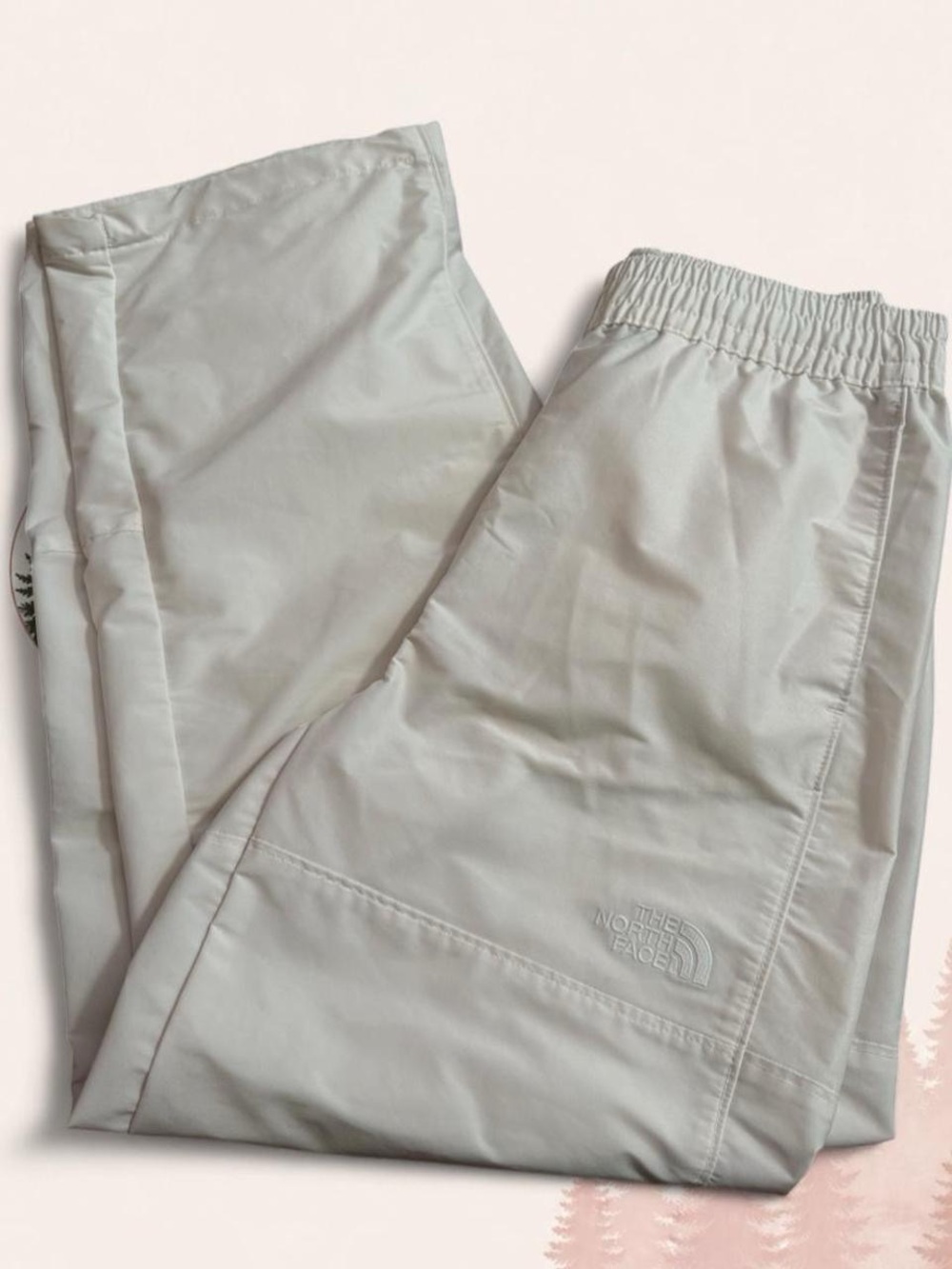 The North Face Women’s White Wide Leg Track Pants Size Small